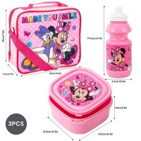 810060/24533: Minnie Mouse 3 Piece Lunch Set